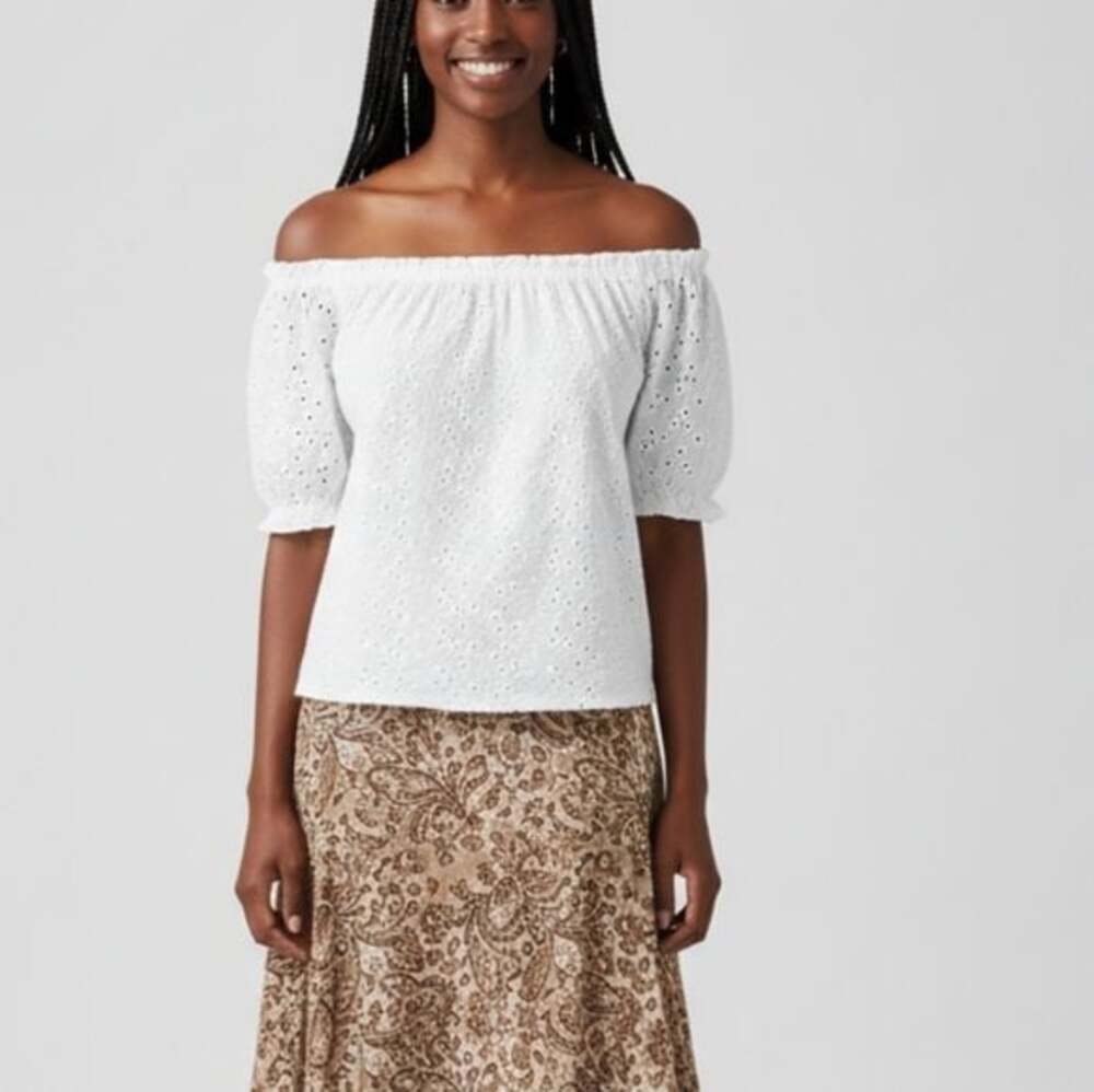 Umgee White Lace Blouse